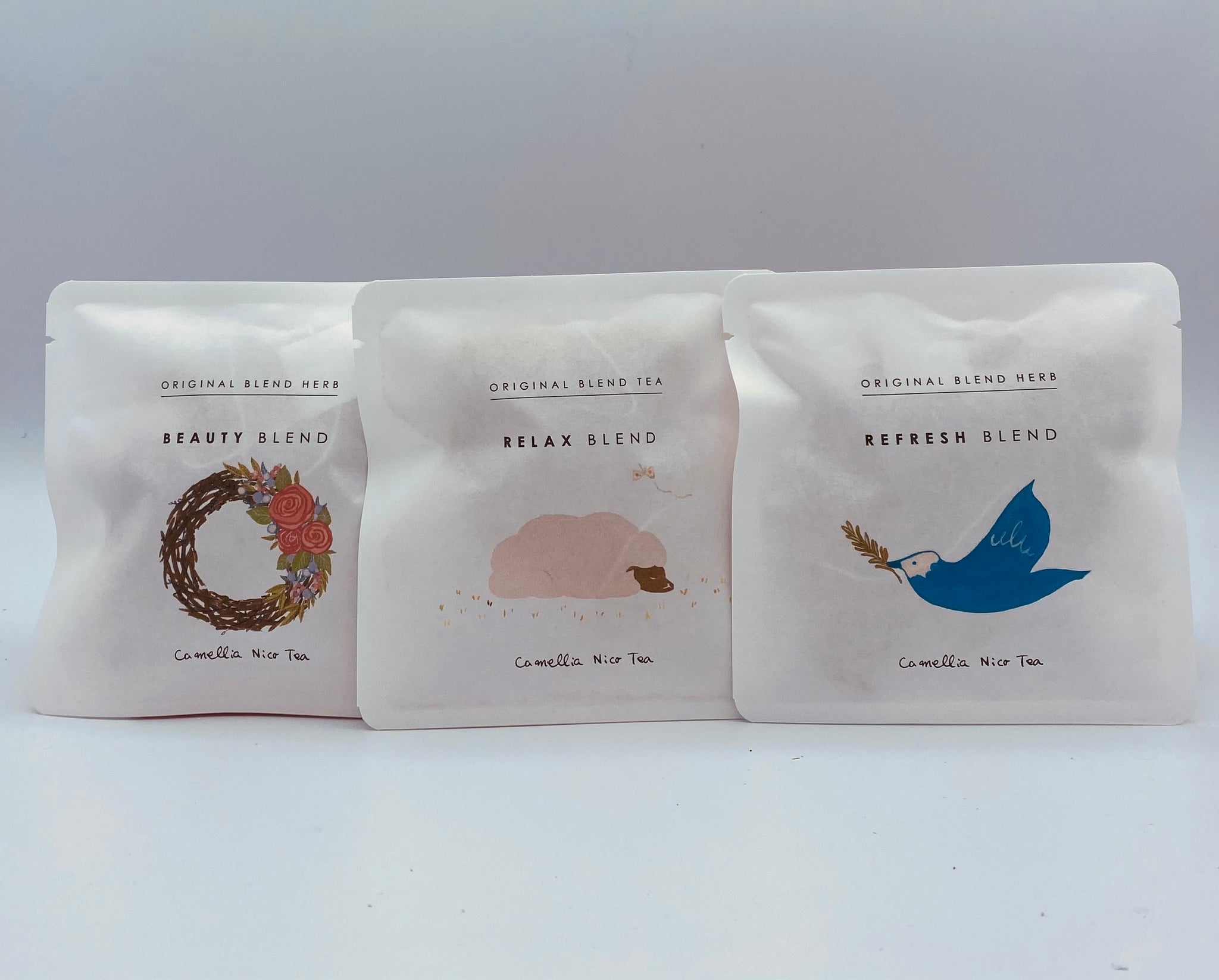 ハーブティー3種お試しセット – Camellia Nico Tea