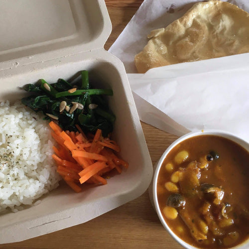 きのこと豆のカレー（ベジメニュー）